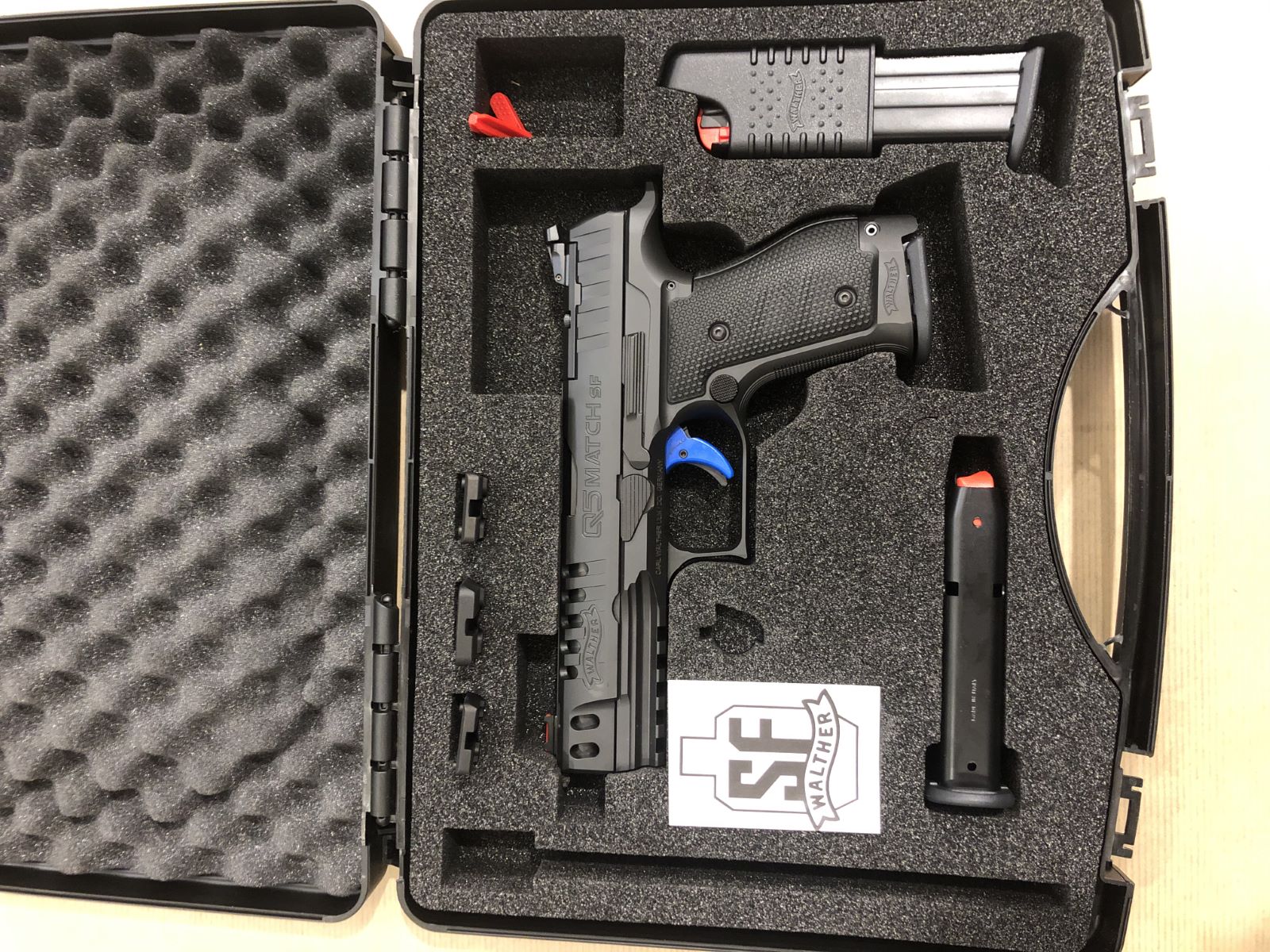 pistolet de cat. B1 WALTHER PPQ Q5 Match SF carcasse acier calibre 9 para modèle demo pistolet de cat. B1 WALTHER PPQ Q5 Match SF carcasse acier calibre 9 para modèle demo – Image 4