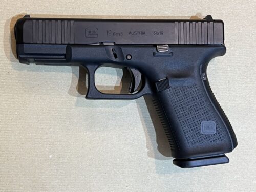pistolet GLOCK mod. 19 gen. 5 calibre 9 para.